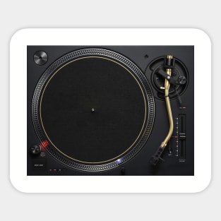 Classic Turntable MK7 blk gold Sticker